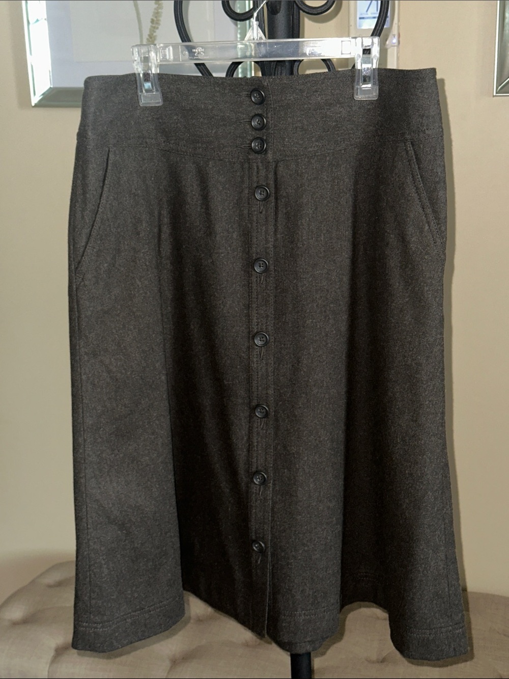 EUC Vintage BANANA REPUBLIC wool skirt 6